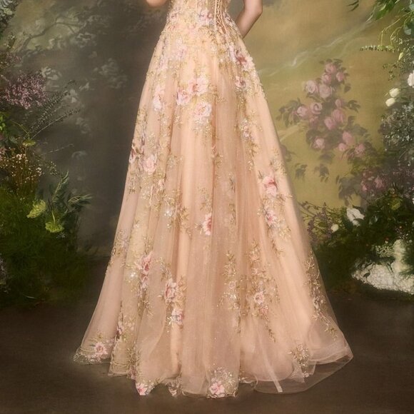 New formal mother of the bride dress. Prom pageant gala evening wedding gown - Picture 4 of 6